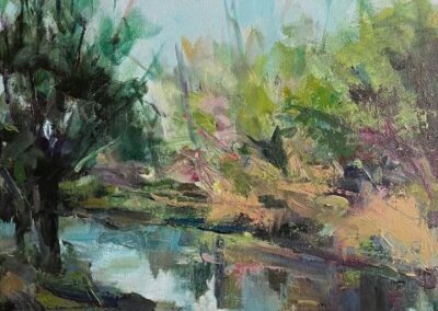 Stroll in the shade painting