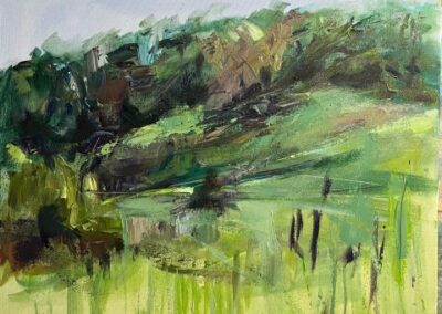 Summer Fields painting