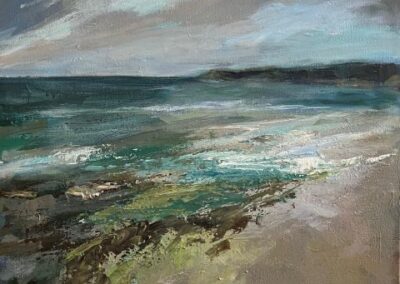Windswept Evening painting